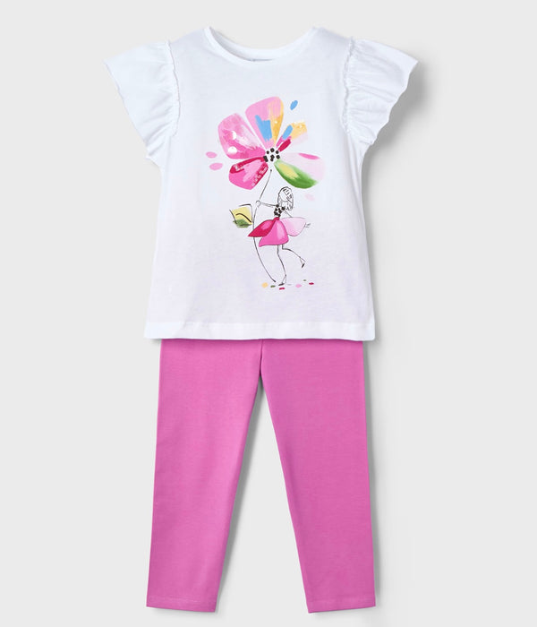 Mayoral floral leggings set