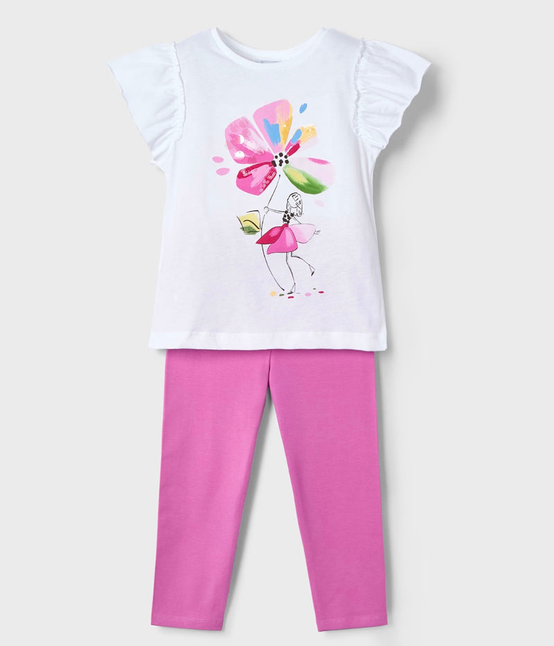 Mayoral floral leggings set