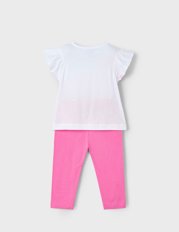 Mayoral pink leggings set