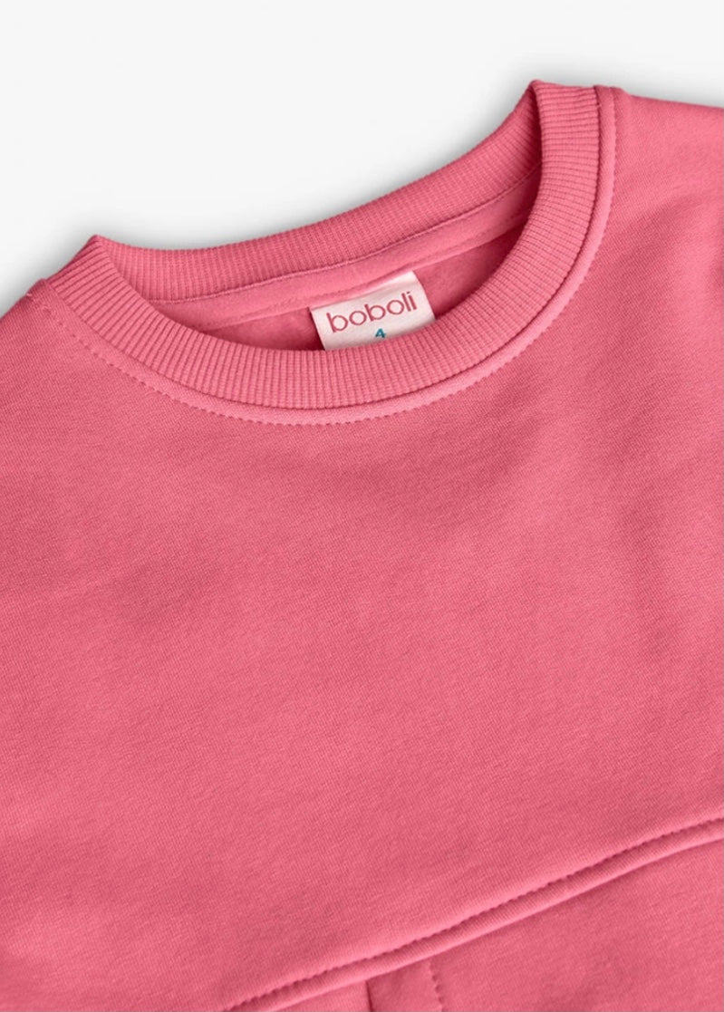 Boboli girls pink sweater