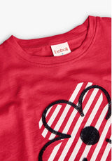 Boboli Girl daisy short sleeved tee