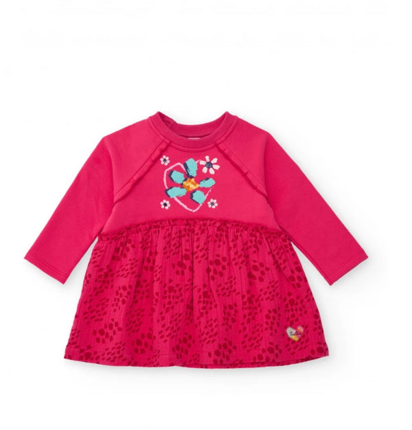 TucTuc girls pink dress