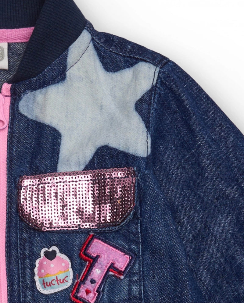 TucTuc girls denim dress
