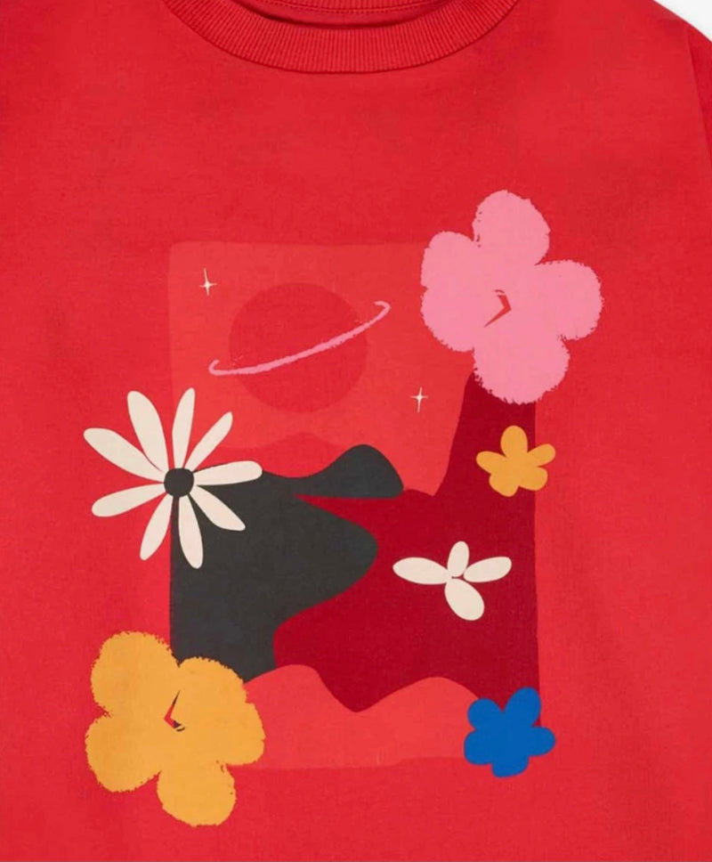 TucTuc Girls coral sweatshirt