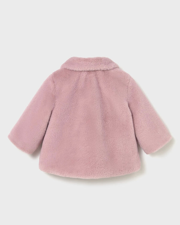 Mayoral baby girl fur coat