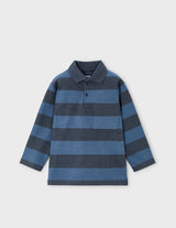 Mayoral blue striped polo