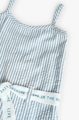 Boboli girls striped jumpsuit