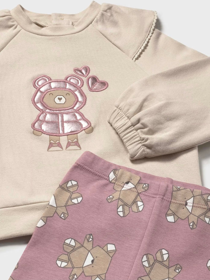 Mayoral baby girl pullover and legging set
