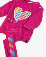 Agatha Ruiz Baby Girl pink heart set
