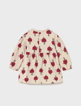 Mayoral baby girl red fleece dress