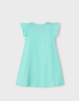 Mayoral aqua dress + bag