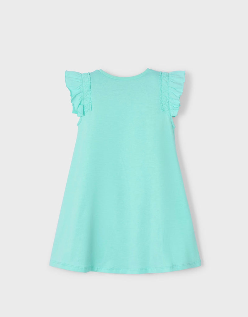 Mayoral aqua dress + bag