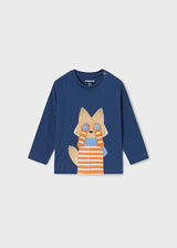 Mayoral Baby Boy Navy Fox Tee