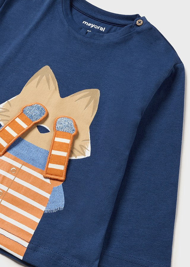 Mayoral Baby Boy Navy Fox Tee