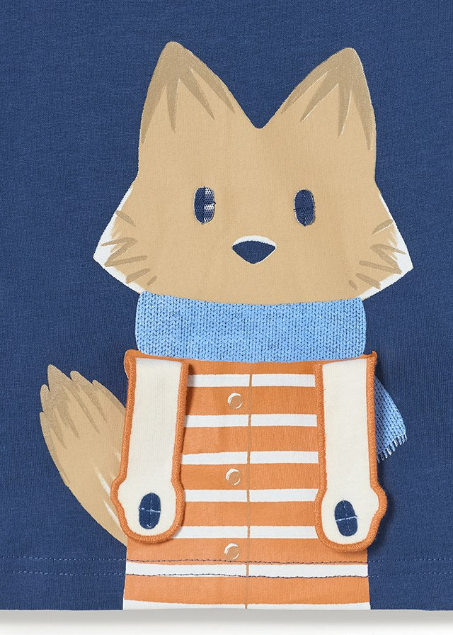 Mayoral Baby Boy Navy Fox Tee