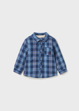 Mayoral Navy Check Overshirt