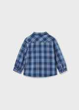 Mayoral Navy Check Overshirt
