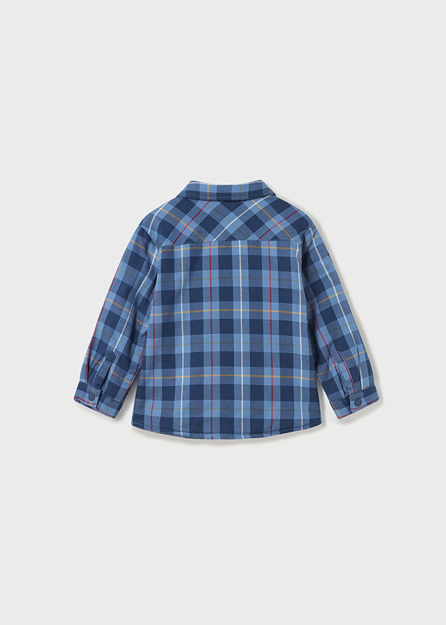 Mayoral Navy Check Overshirt