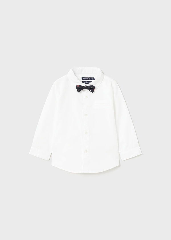 Mayoral Baby Boy White Dress Shirt