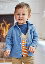Mayoral Baby Boy Lightblue Shirt