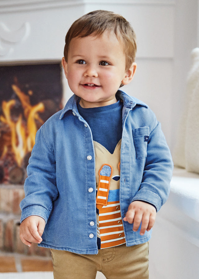 Mayoral Baby Boy Lightblue Shirt