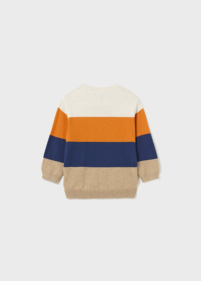 Mayoral Baby Boy Orange Fox Sweater