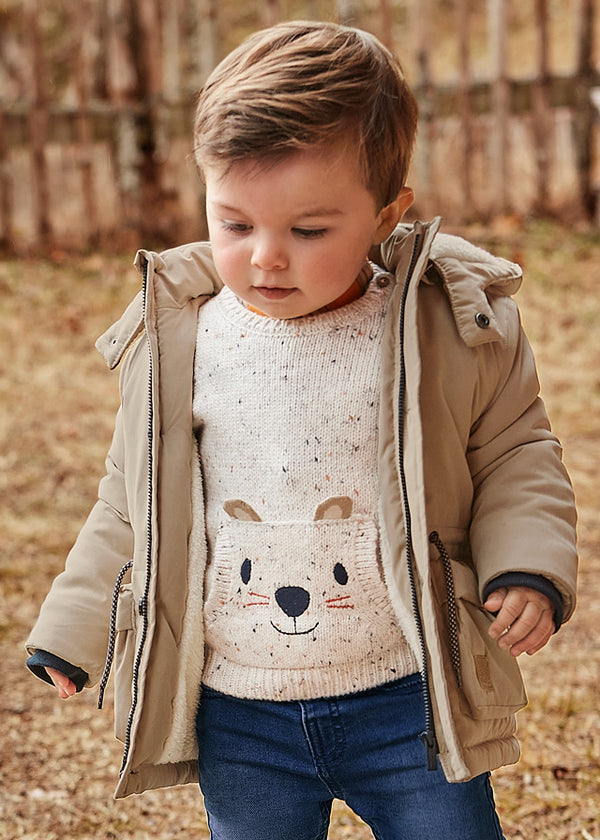 Mayoral Baby Boy Cream Marle Sweater