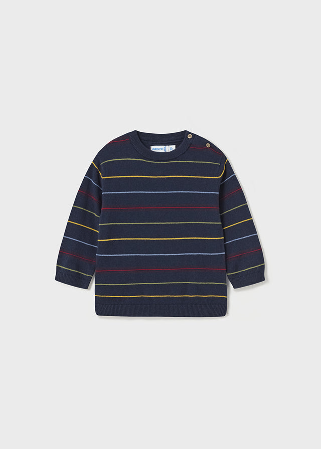 Mayoral Baby Boy Navy Striped Sweater
