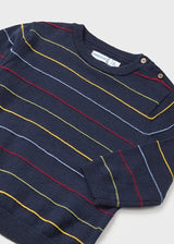 Mayoral Baby Boy Navy Striped Sweater