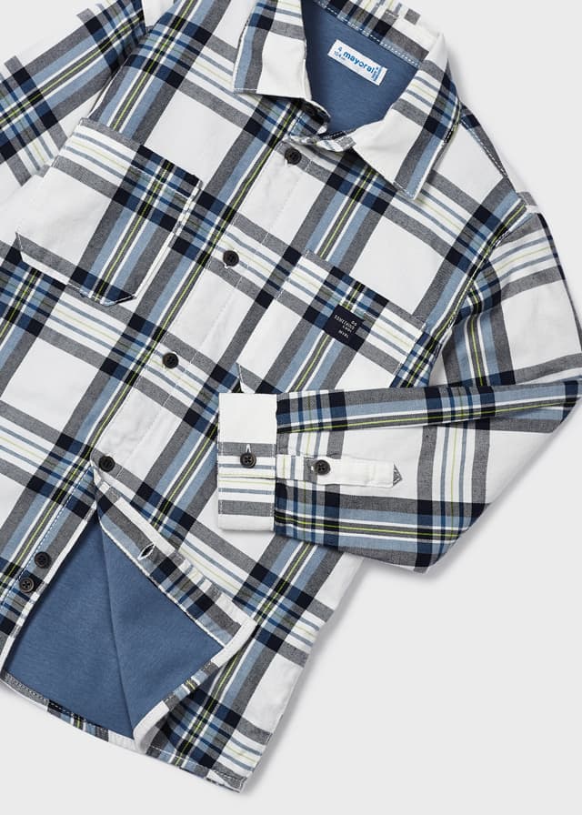 Mayoral Boy Check Overshirt