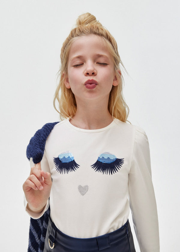 Mayoral Eyelash T-shirt