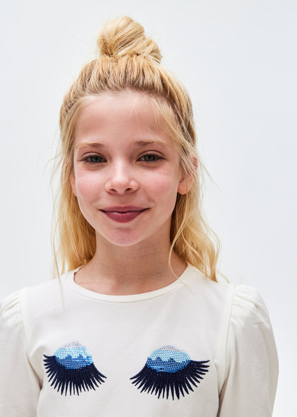 Mayoral Eyelash T-shirt