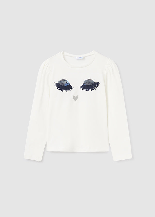 Mayoral Eyelash T-shirt