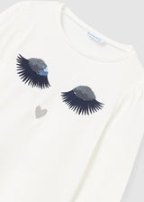 Mayoral Eyelash T-shirt