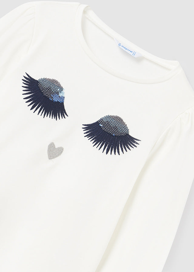 Mayoral Eyelash T-shirt