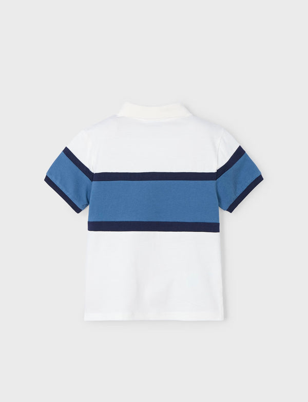 Mayoral blue striped polo