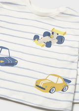 Mayoral Stripe Cars Top