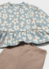 Mayoral Blue Flower 2 Piece