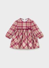 Mayoral Raspberry Plaid Dress