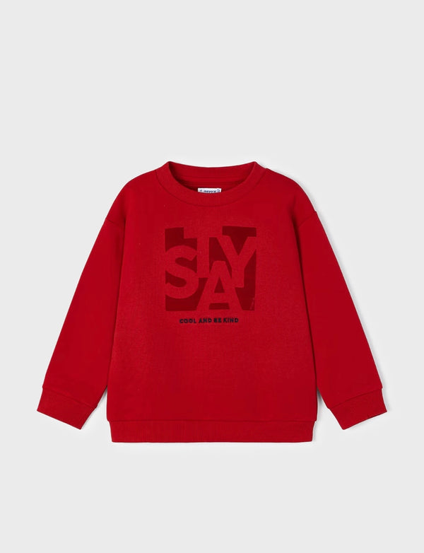 Mayoral red sweatshirt