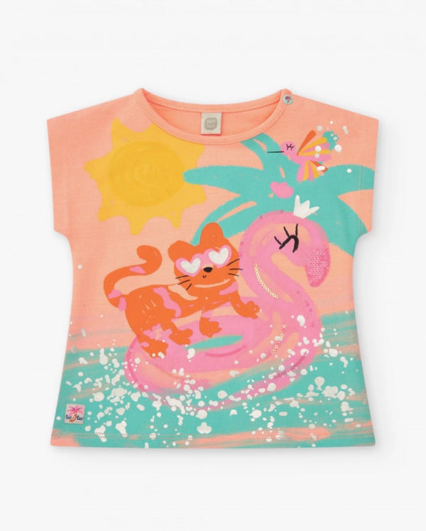 TucTuc girls tropical s/s tee
