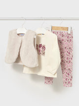 Mayoral baby girl 3 piece legging set