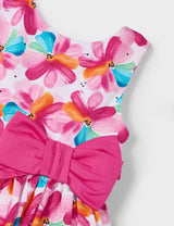 Mayoral pink bow dress