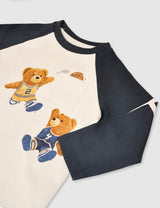 Mayoral long-sleeved bear tee