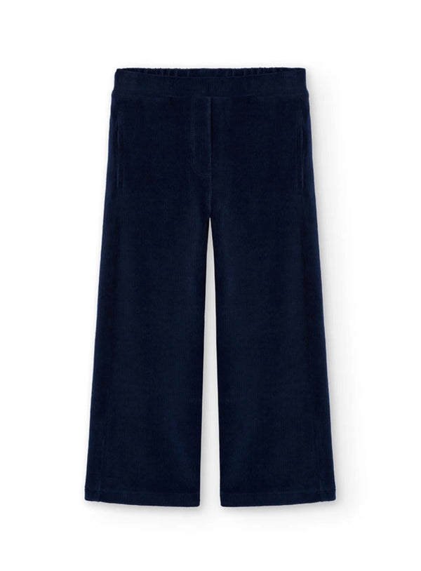 Boboli girls blue striped trousers