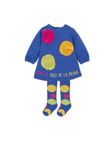 Agatha Ruiz Girls fur circles dress