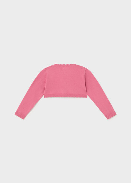 Mayoral pink knit cardigan