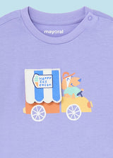 Mayoral Baby boy purple t-shirt