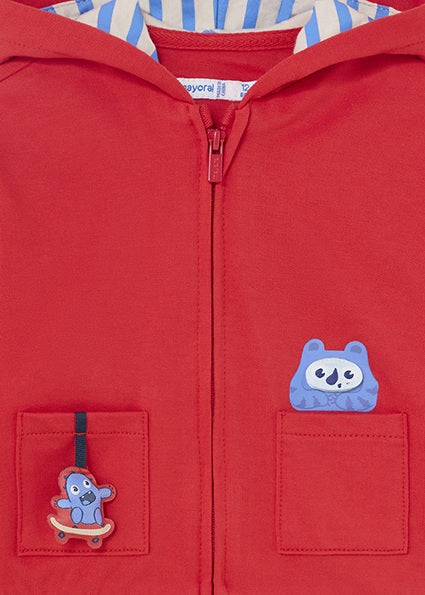Mayoral Baby boy red hoodie