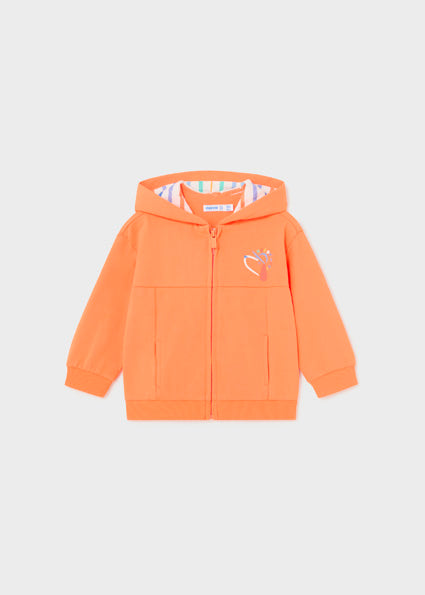 Mayoral Baby boy orange hoodie